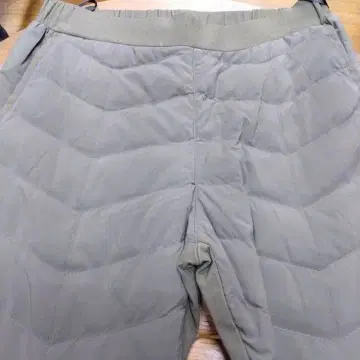카키 다운 팬츠 L