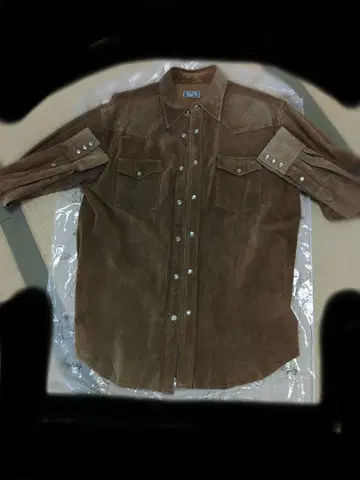 웨스턴 셔츠 돈피 스웨이드 얇은 소재