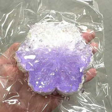 꼬물꼬물 스퀴즈 반짝반짝 눈꽃 설탕 케이크