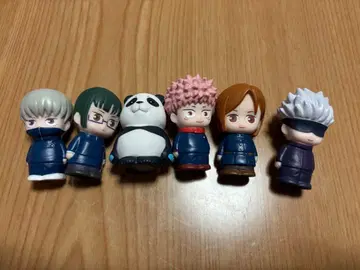 주술회전 손가락 인형 미니 피규어 6체 세트