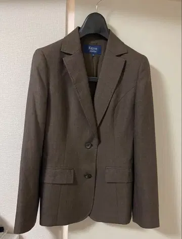 KEITH 브라운 테일러드 자켓 36