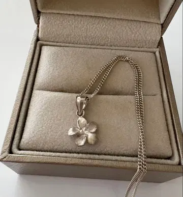 하와이안 주얼리 플루메리아 실버 목걸이