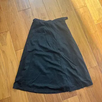 요시에 이나바 블랙 플레어 스커트 M