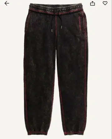 H&M GLENN MARTENS 프린트 스웨트 팬츠 S