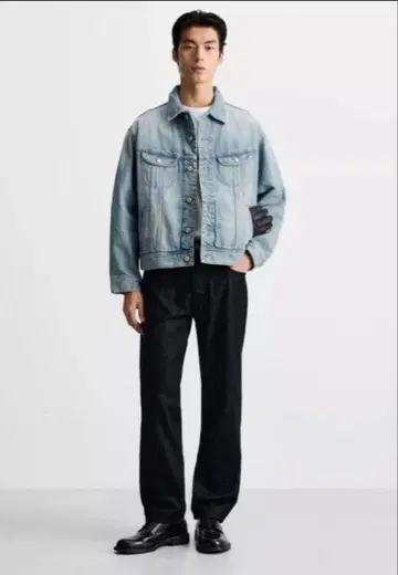 ZARA 라이트 블루 데님 자켓 G