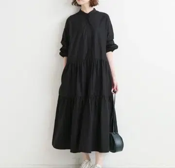 IENA LUANA 포플린 개더 원피스