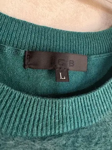 ICB 틸 색상 L 사이즈 슬리브리스 니트