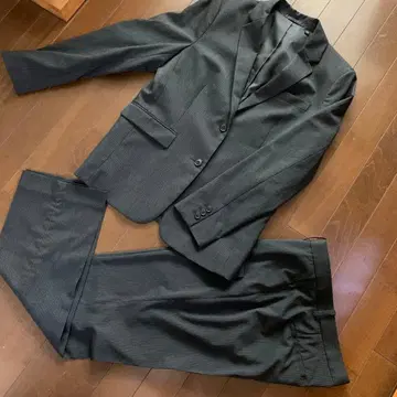 유니클로 여성 수트 스트라이프 L