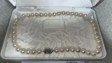 화이트 펄 목걸이 담수 진주