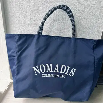 [ 새상품 ] NOMADIS 별주 SAC WIDE 리버서블 토트백 네이비