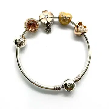 판도라 뱅글 팔찌 참 5개 포함