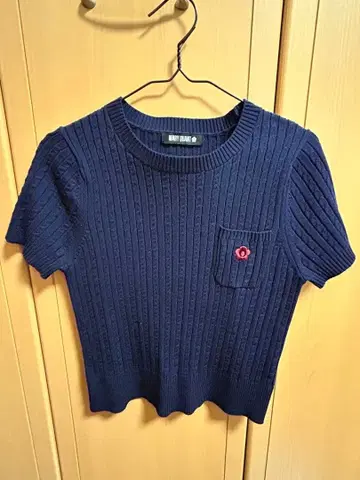 MARY QUANT 데이지 원포인트 반팔 풀오버