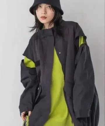 JEANASIS 소매 2way M-65 BK