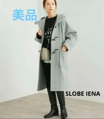 [ 새상품급 ] SLOBE IENA 슬로브 이에나 더플 코트 색스 블루