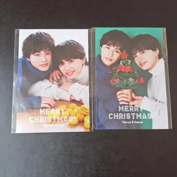 Takuya & Naoya 메리 크리스마스 엽서 2장