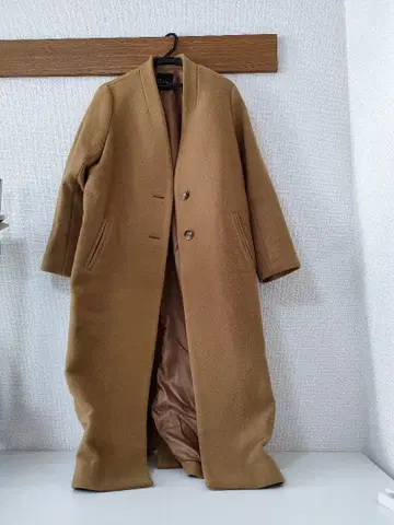 Rosso 베이지 롱 코트