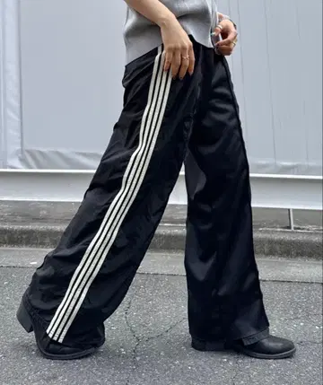 에신타 차오패닉 티피 와이드 팬츠 라인 팬츠 리메이크 구제 의류