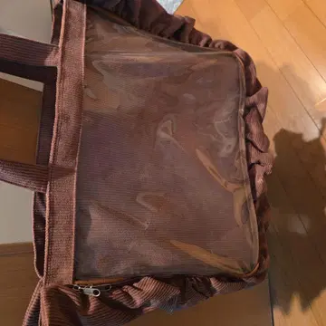 자카마트 이타백 A3 프릴 토트백 코듀로이