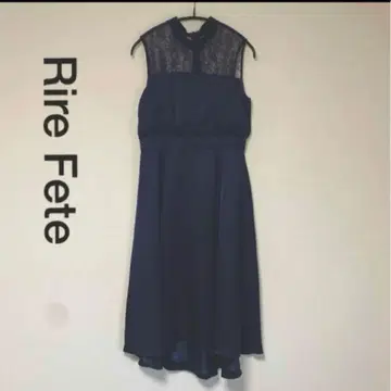 [ Rire Fete ] 파티 원피스 네이비 레이스 사이즈 9