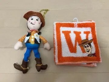 새상품!! 토이스토리 우디 봉제 인형 핸드 타월 2개 세트