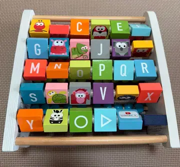 Jadore 영어 동물 나무 완구 구슬 놀이 수 놀이