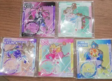 드림 스테이지 한정판 너와 아이돌 프리큐어 아크릴 스탠드 세트