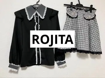 ROJITA 블라우스 스커트 비쥬 부착