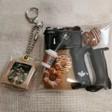 가챠 파우치*Nikon 카메라와 장화 캡슐 토이 스위츠 노트