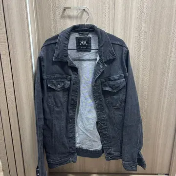 ZARA 블랙 데님 자켓 M