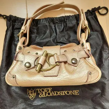 TOFF&LOADSTONE 샴페인 골드 백