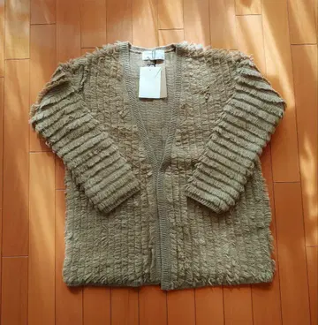 새상품 Plage 플라주 가디건 베이지