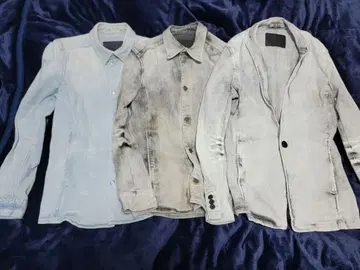 토네이도 마트 데님 셔츠 자켓 3종 세트