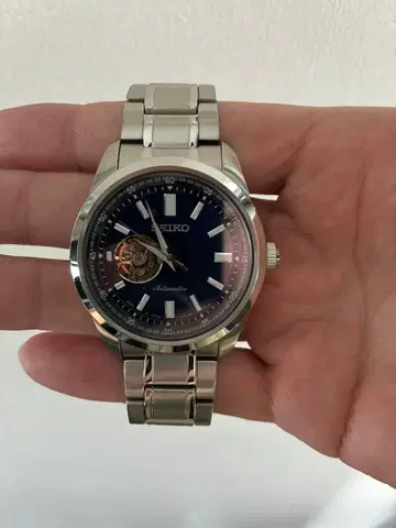 세이코 SEIK 자동 와인딩 시스루 백 SCVE051