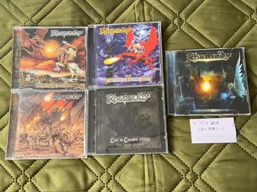Rhapsody CD 4장 세트 + 라이브 CD