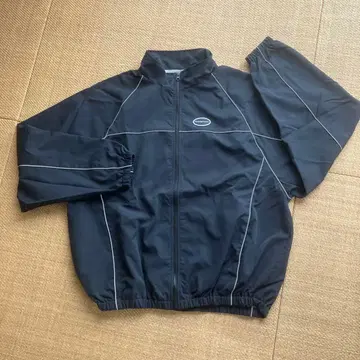 블랙 나일론 자켓 남성용