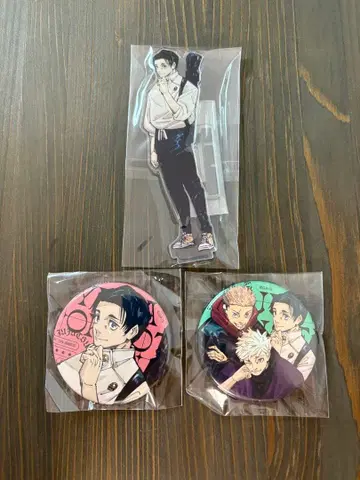 주술회전 소년 점프 GIGA SUMMER 아크릴 스탠드, 캔뱃지 오토코츠