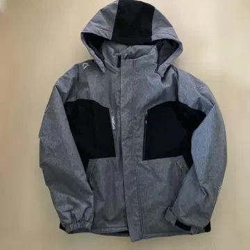 FieldCore 후드 부착 자켓 LL 그레이/블랙