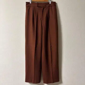 울 여성용 와이드 팬츠