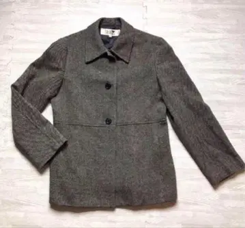 컨디션 최상 23구 트위드 하프 코트 자켓 40 L 빅 사이즈