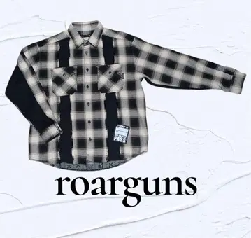 roarguns 로어건즈 체크 셔츠 오버 사이즈