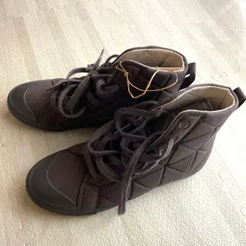 솜 하이컷 스니커즈 23.5cm 미디엄 그레이