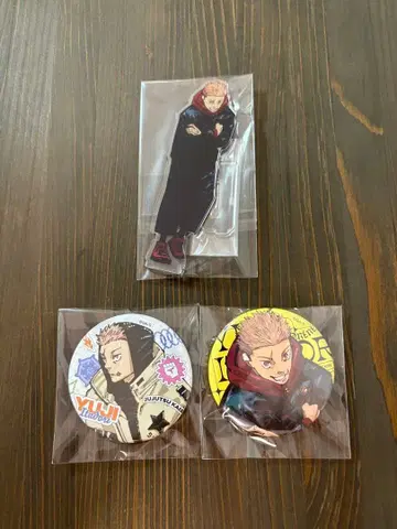 주술회전 소년 점프 GIGA SUMMER 아크릴 스탠드 캔뱃지 이타도리