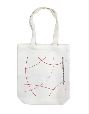 [ 미사용 새상품 ] 오사카 만박 한정판 빨간색 십자가 토트백