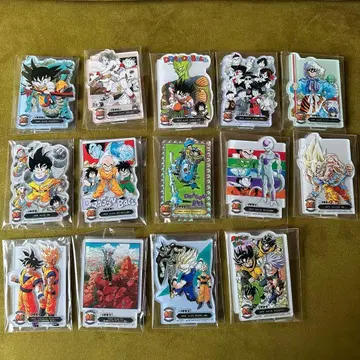 드래곤볼 제일복권 40주년 F상 아크릴 14장 세트