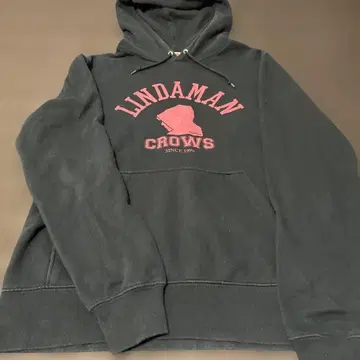 크로우즈 LINDAMAN 후드티 블랙