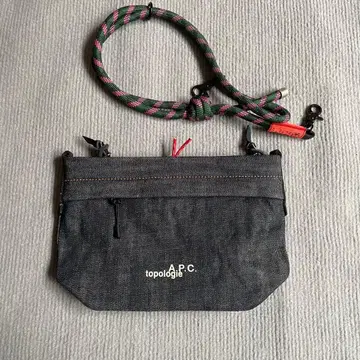A.P.C. topologie 데님 숄더백