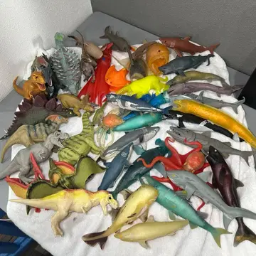 공룡과 해양 생물 소프트 피규어 세트