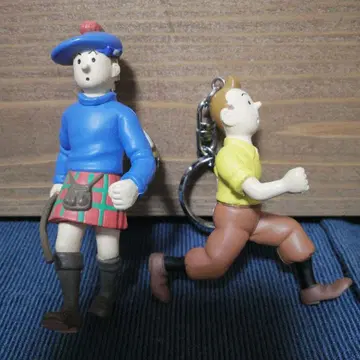 탕탕 TINTIN 피규어 키링 2개 세트