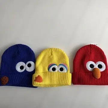 USJ 캐릭터풍 니트 모자 3세트