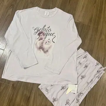 젤라또피케 룸웨어 고양이 상하의 세트